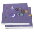 thumbnail image 2 of 40 hojas de servilletas, pañuelo de papel, patrón de Ramadán, 4 capas, muy absorbentes para cena de fiesta, color morado, 2 of 5