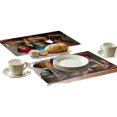 thumbnail image 6 of African Beauty placemats and Coasters for Dining Table Set of 4, 12x18 Inch Heat Resistant placemats Easy to Clean Waterproof, 6 of 6