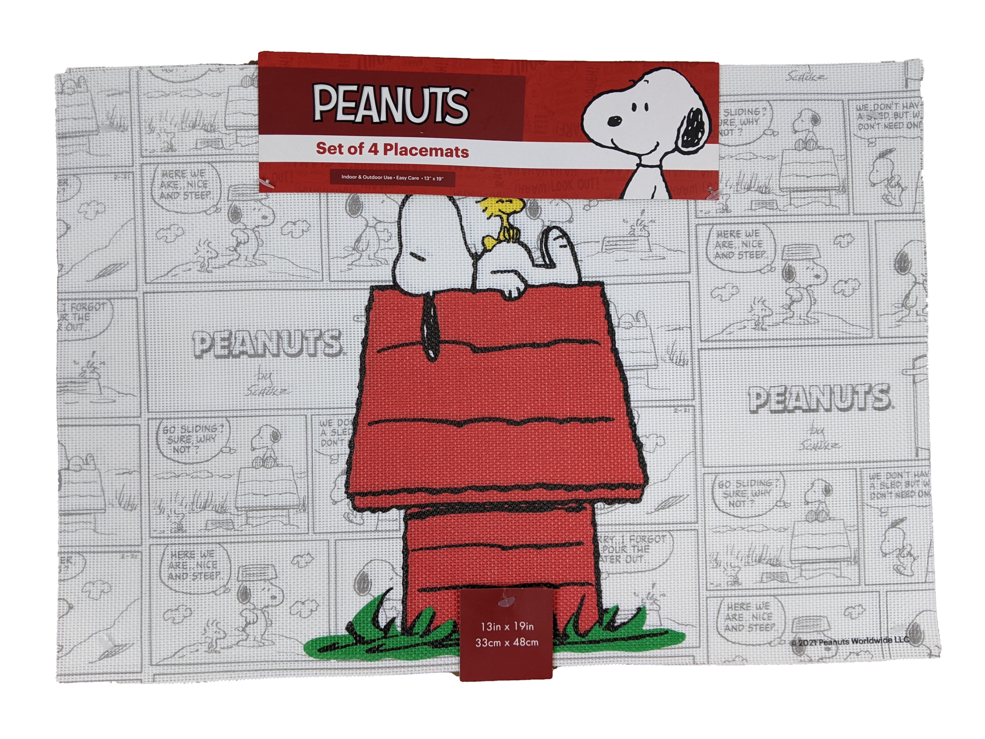 Holiday Placemats with Snoopy and Woodstock