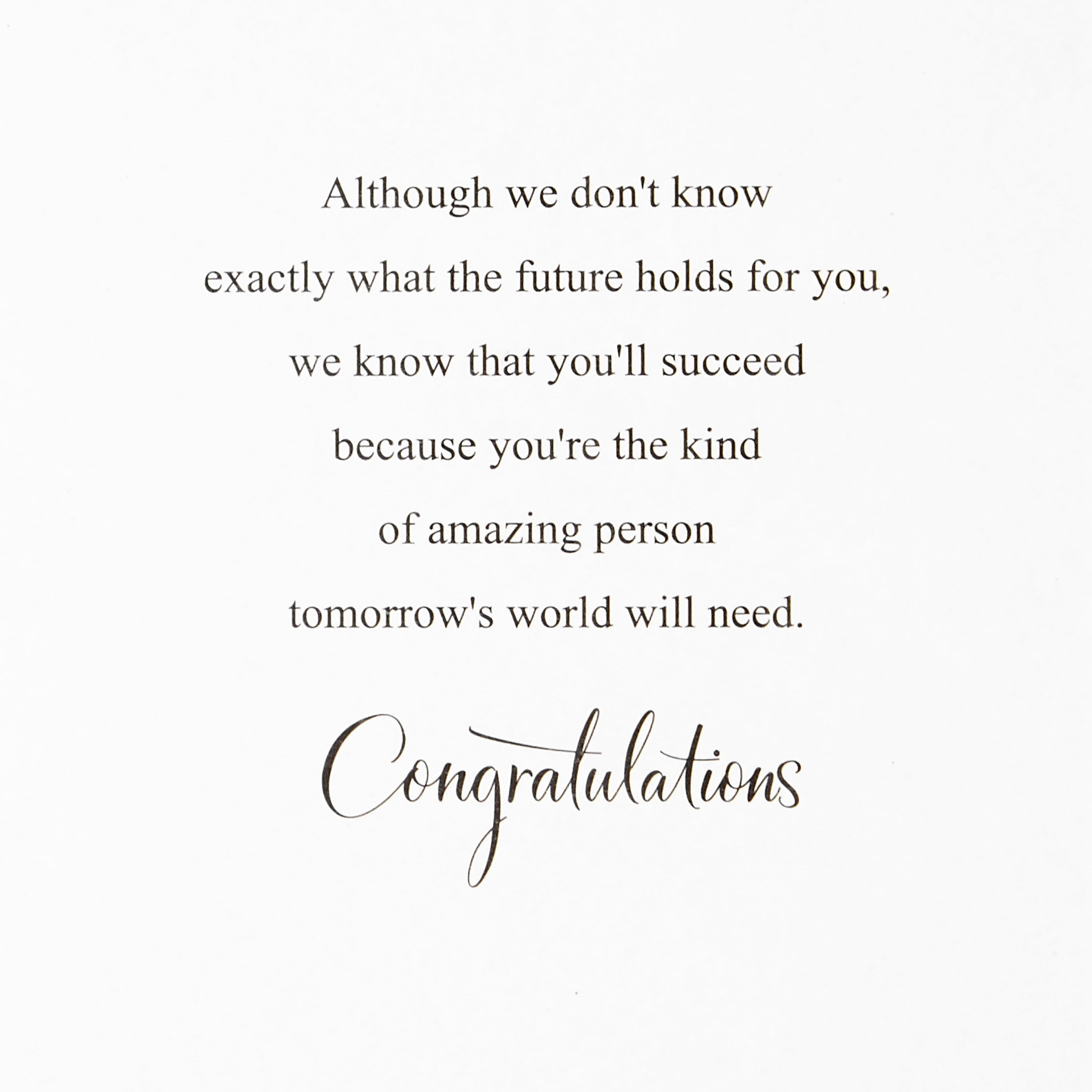 Hallmark Graduation Card from Both of Us (So Proud of You)