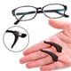 thumbnail image 5 of 2 uds. de ganchos antideslizantes de silicona para gafas, soporte para de de las patillas, accesorios para gafas, moda ligera Marrón Yinane Gancho para la oreja para anteojos, 5 of 8