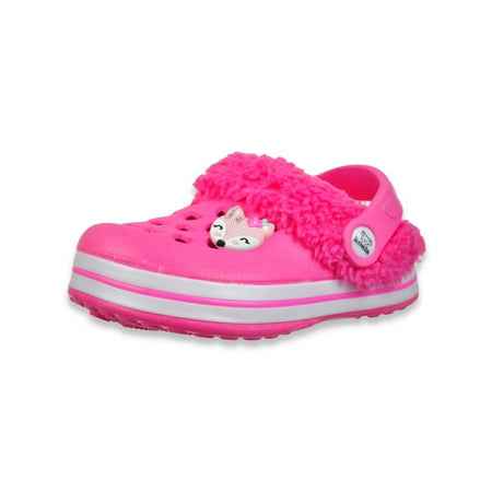 

Koala Baby Baby Girls Faux Fur Clogs Shoes - hot pink 18 - 24 months (Infant)