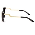 thumbnail image 4 of Oversized Large Big Cat Eye Mirrored Reflective Lenses Princess Women Sunglasses, 4 of 5