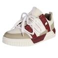thumbnail image 1 of Tenis Urbano Para Mujer CASTALIA 673-010 Plata con Vino, 1 of 2