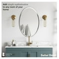 thumbnail image 2 of Better Bevel Frameless Oval Mirror, 24" x 36" Bathroom Wall Mirror w/Beveled Edge, 2 of 8