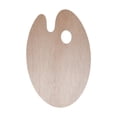 thumbnail image 4 of Paleta de pintura de madera Bandeja de pintura Paleta para pintura acrílica Suministros de manualidades portátiles Paleta de pintura Adultos, 4 of 9