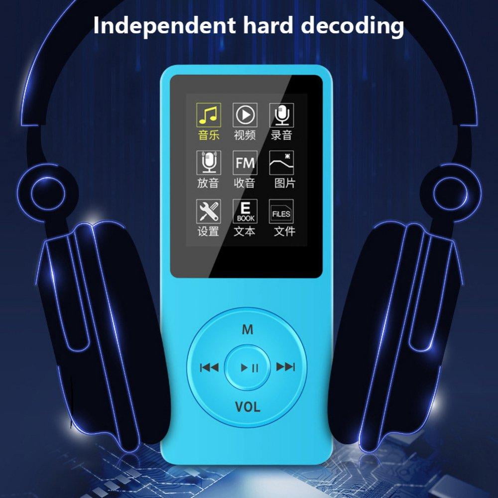 MP3 Player 8GB Music Player, Buildin Photo/Video Play/FM Radio/Voice