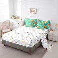 thumbnail image 5 of Erosebridal Cartoon Animal Capybara 7-Piece Twin Bedding Sets,Yellow Lemon Fruit Bedding Comforter Set For Kids Boys Reversible, 5 of 7