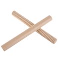 thumbnail image 1 of QUMIIRITY 2Pcs Round with Threaded Design Rhythm Sticks for Children's Engagement, 1 of 8