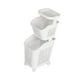 thumbnail image 4 of Cesta de ropa sucia con ruedas, cesto de ropa sucia hueco, estante para juguetes del hogar y baño 2 capas, 4 of 9