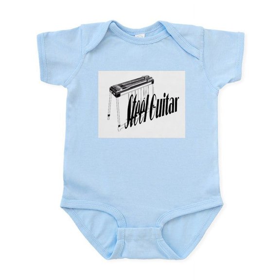 CafePress - Steel Guitar Infant Creeper - Baby Light Bodysuit, Size Newborn - 24 Months
