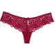 thumbnail image 3 of WILLBEST Calzon Menstrual Las Mujeres De Encaje Sexy T Pantalones De Cintura Baja Bragas Tanga, 3 of 3