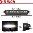 thumbnail image 1 of 6D Ultra Strip LED Light Bar 8 14 20 inch Driving Fog Lamp Work Light 4x4 Led Bar for Motorcycle Offroad SUV ATV Tractor, 1 of 1
