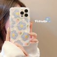 thumbnail image 5 of Art wavy blue flower Strawberry cute silicone soft back case for iphone 14 x xr 7 8 plus 13 15 promax 11 12 mini xsmax phone box, 5 of 5