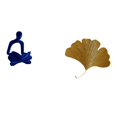 thumbnail image 1 of Escultura De Figura Humana De Pensador Abstracto Con Hojas De Ginkgo, Decoración De Pared, Adorno Artístico Versátil Para Oficina, Sala De Estar, Hotel, Comedor, Restaurante., 1 of 8