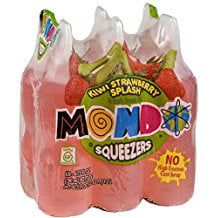 Mondo Kiwi Strawberry Splash Flavored Drink 6.75 oz (3 Six Packs 18