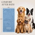 thumbnail image 3 of Dan River Dog Towel pack of 1 Soft Absorbent and Fast Drying Cotton Pet Towel - Riviera, 20x40 in, 3 of 10