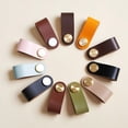 thumbnail image 6 of Leather Drawer Pulls, Dresser Pulls 3Pcs, Soft Cabinet Pulls to Avoid Collision, Perfect Replacement of Metal Cabinet Handles, 6 of 8