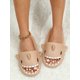 thumbnail image 4 of Shark Design Single Band Slides, Lavender Preppy Style Cartoon Slippers, 4 of 4