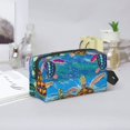 thumbnail image 6 of Uemuo Little Sea Turtles Pattern Portable Toiletry Bags with Handle, Waterproof travel Make up Bags for Women, Large Capacity Travel Cosmetic Bags, 6 of 9