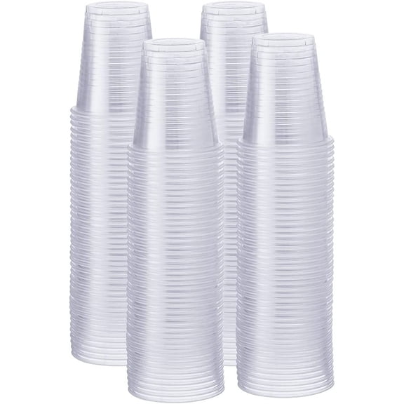 GUSTO 5 oz Clear Plastic Cups, Disposable Drinking Cups for Parties and Everyday Use, 500 Count