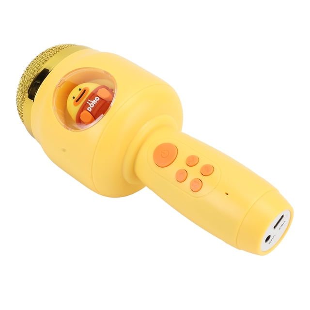 Kids Karaoke Microphone, Karaoke Microphone With Night Light, Cute Portable Handheld Mic Speaker Machine Christmas Birthday Gifts For Performances, Party, Home