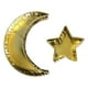 thumbnail image 2 of Bandeja para servir comida de Ramadán, postre Eid islámico, vajilla, organizador de platos con forma de luna y estrella dorado, 2 of 9