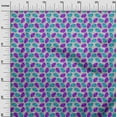 thumbnail image 3 of oneOoneCottonPoplinPurpleFabricTropicalLeafWithStripeTextureDiyClothingQuiltingFabricPrintFabricByYard42InchWide, 3 of 4