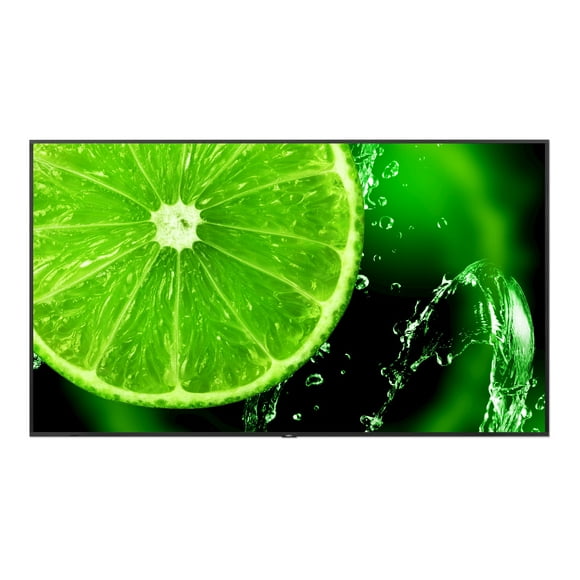 NEC MultiSync E758 - 75" Diagonal Class (74.5" viewable) - E Series LED-backlit LCD display - digital signage - 4K UHD (2160p) 3840 x 2160 - HDR - Direct LED - black front frame, black back