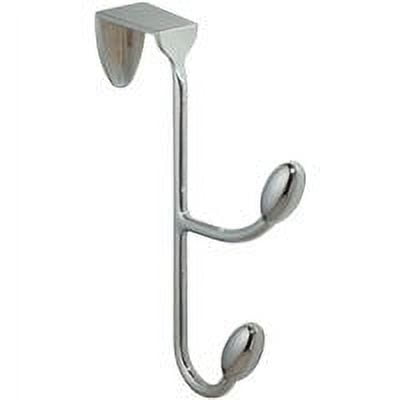 iDESIGN 76500 Door Hook 10 lb Weight Capacity 2-Hook Steel Chrome