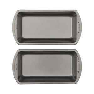 GoodCook 8" x 4" Nonstick Steel Bread Loaf Pans, Set of 2