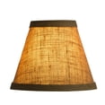 thumbnail image 2 of Pantalla para candelabro Urbanest de arpillera de 15 cm con clip y estructura rígida, 2 of 4