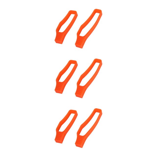 maskred Anti-Goutte Protecteur de Chaîne de Vélo en Silicone avec Guide Réglable pour une Performance Optimale orange 3Set