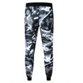 thumbnail image 5 of Pretty Comy Men's Stylish Comfy Camouflage Pattern Joggers With Pockets Pants, Slim-fit Drawstring Men's Bottom Clothing For Hiking Jogging Cycling Outdoor Fitness Workout Long Pants, 5 of 7