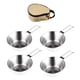 thumbnail image 1 of Sierra Bowl 4 Uds al aire libre de acero inoxidable 300ml Sierra Bowl Picnic vajilla barbacoa portát AOTU Sierra Bowl, 1 of 7