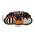 thumbnail image 3 of SLYNSHome Autumn Floor Mat, Cozy Pumpkin Basket Non-Slip Bath Rug, Soft Washable Seasonal Shaped Carpet Roll Packed For Bathroom Living Room Entryway Indoor Decor, 3 of 6