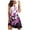 Purple, variant on Fsqjgq Summer Dress White Dress Party Dress White Halter Dress Women Beach Dress Fashion Stripe Sleeveless Backless Camisole Beach Mini Boho Vacation Dresses Casual T Shirt Dress Elastic Waist Ti M