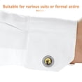 thumbnail image 3 of PAMINGONO Men’s and Elegant Button Covers Set for Business, Formal Events, 1 Pair Stylish Accessories, 3 of 7