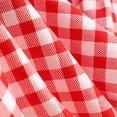 thumbnail image 5 of Jsaierl Women's Gingham Print A-Line Skirt, Elastic Waist Flared Midi Skirt, Casual Vintage Skirt for Picnic Daily Wear, 5 of 9