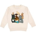 thumbnail image 2 of Inktastic Happy Dog Family Toddler Sweatshirt, 2 of 4