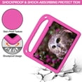 thumbnail image 2 of iPad Mini 7 Case Kids, iPad Mini 6 Case Kids, EVA Handle Kickstand Kids Friendly Case with Shoulder Strap Lightweight Shockproof Protective Case for Apple iPad mini 6 7 8.3",Rose, 2 of 6