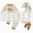 thumbnail image 3 of UAYOTSE Baby Boys 2 Piece Thanksgiving Outfit Croissant Print Waffle Knit Sweatshirt Jogger Pants Fall Clothes Set Size 6-12 Months, 3 of 3