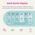 thumbnail image 3 of Bottle Nipples MAM Mixed Flow Flow, niveles 3 y 4, paquete de 4, 3 of 5