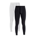 thumbnail image 1 of YUSHOW Men's 2 Pack Compression Pants Breathable Cool Dry Tight Legging Baselayer( XXL,Black/White ), 1 of 7