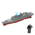 thumbnail image 1 of 2.4G Remote Control Boat Waterproof High-Speed Simulation Ship Warship Model Rechargeable Mini Battleship Toy Gift for Boys Kids (Style C), 1 of 9