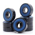 thumbnail image 1 of Roulement de Roue de Patin à Roulettes en Ligne 608 RS 608RS Roulements à Billes de Planche à Roulettes 608RS Rouge Scellé 8x22x7mm Arbre (Taille : 16 Pcs, Style : 608RS Bleu), Facile à Utiliser, 1 of 9