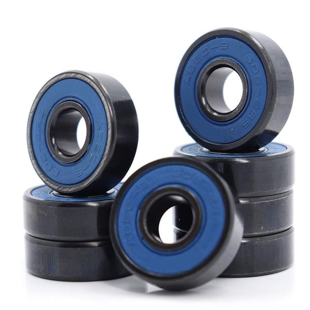 Roulement de Roue de Patin à Roulettes en Ligne 608 RS 608RS Roulements à Billes de Planche à Roulettes 608RS Rouge Scellé 8x22x7mm Arbre (Taille : 16 Pcs, Style : 608RS Bleu), Facile à Utiliser