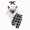 H125-White, variant on TOWED22 Infant Girl Clothes Long Sleeve Ruffle Bodysuit Pants Bow Headband Sets Fall Winter Spring Outfits,3-6 M