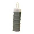 thumbnail image 2 of Contenedor de proteínas de 5 capas, multifuncional, portátil, para almacenar alimentos y refrigerios gris, 2 of 9
