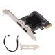 thumbnail image 1 of Tarjeta de expansión PCIE para alimentar ESATA, 2 puertos, 6,0 Gbps, compatible con intercambio en caliente, tarjeta PCI Express SATA para escritorio, 1 of 5